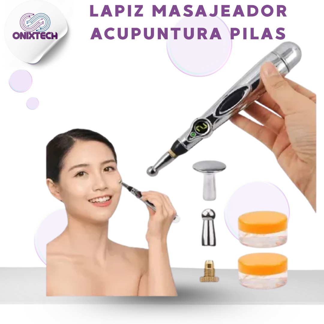 Miniatura 2 de LAPIZ MASAJEADOR ACUPUNTURA PILAS